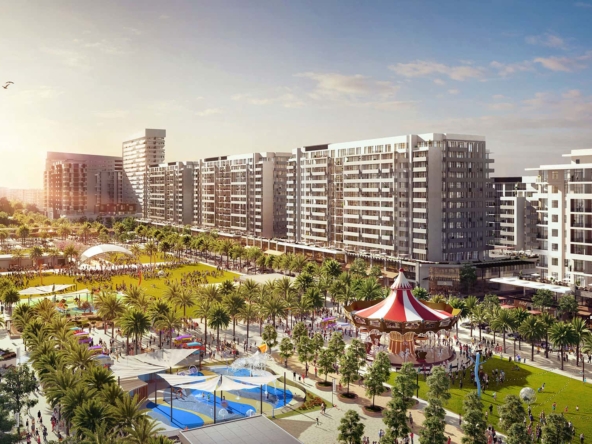 Luxury living at Town Square Dubai features world-class amenities, lush parks, and modern residential designs.